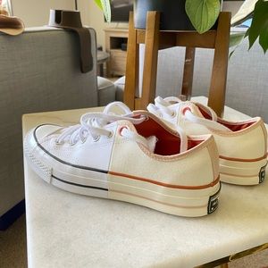Converse Chuck 70 Multi-white Sunblocked Low Top Sneaker size 7.5